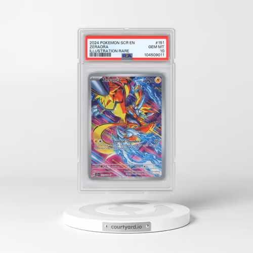 2024 Pokémon Scr EN-Stellar Crown #151 Zeraora - Illustration Rare (PSA 10 GEM MINT)