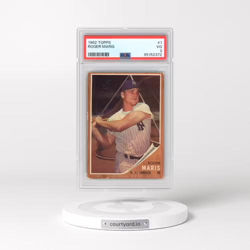 1962 Topps #1 Roger Maris (PSA 3 VG)