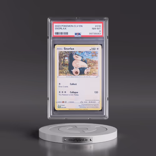 2023 Pokémon CLV-Trading Card Game Classic Venusaur & Lugia EX Deck #016 Snorlax (PSA 8 NM-MT)