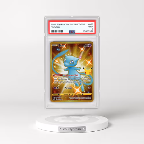 2021 Pokémon Celebrations #025 Mew - Full Art (PSA 9 MINT)