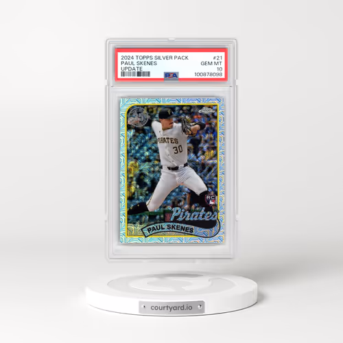2024 Topps Silver Pack 1989 Chrome Promo #21 Paul Skenes - Update (PSA 10 GEM MINT)