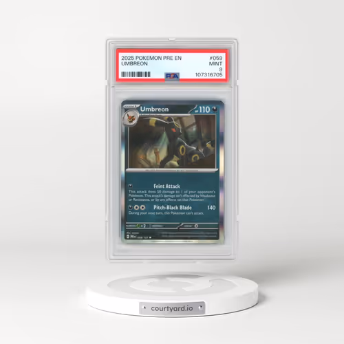 2025 Pokémon Pre EN-Prismatic Evolutions #059 Umbreon (PSA 9 MINT)