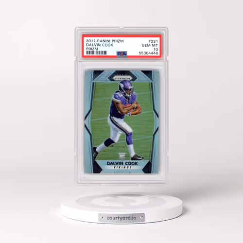 2017 Panini Prizm #231 Dalvin Cook - Prizm (PSA 10 GEM MINT)