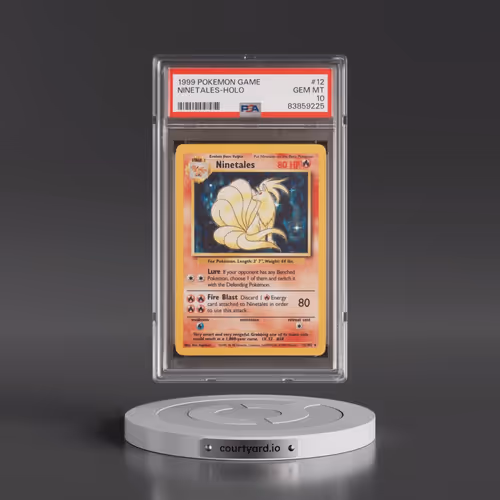 1999 Pokémon Game #12 Ninetales - Holo (PSA 10 GEM MINT)