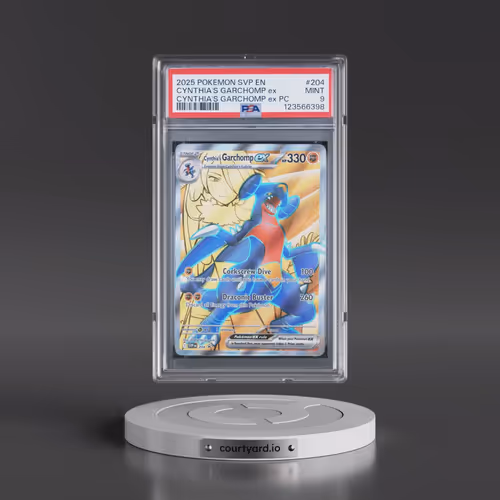 2025 Pokémon Svp EN-SV Black Star Promo #204 Cynthia's Garchomp EX - Holo Cynthia's Garchomp EX Prem