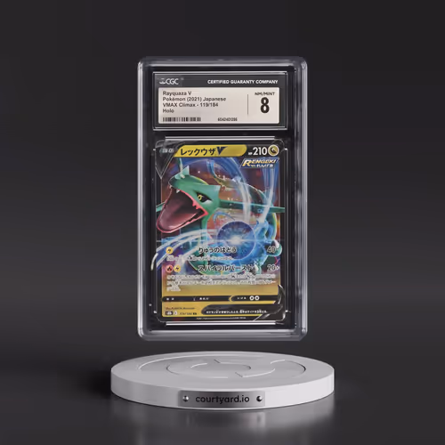 2021 VMAX Climax #119/184 Rayquaza V - Holo (CGC 8 NM-MT)