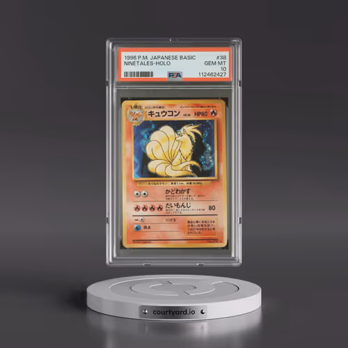 1996 Pokémon Basic #38 Ninetales - Holo (PSA 10 GEM MINT)