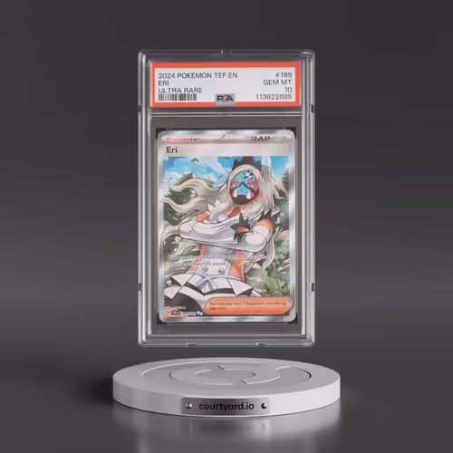 2024 Pokémon Tef EN-Temporal Forces #199 Eri - Ultra Rare (PSA 10 GEM MINT)