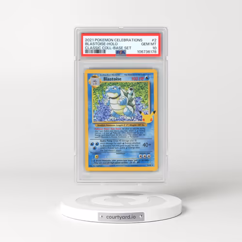 2021 Pokémon Celebrations Classic Collection #2 Blastoise - Holo (PSA 10 GEM MINT)
