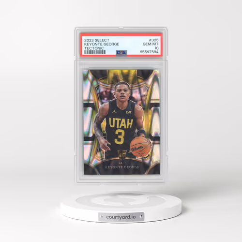 2023 Panini Select #305 Keyonte George - Tectonic (PSA 10 GEM MINT)