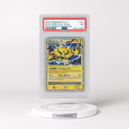 2007 Pokémon Diamond & Pearl Mysterious Treasures #121 Electivire LV.X - Holo (PSA 7 NM)