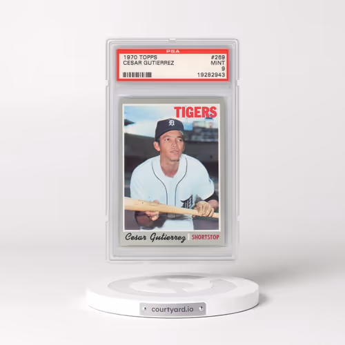 1970 Topps #269 Cesar Gutierrez (PSA 9 MINT)