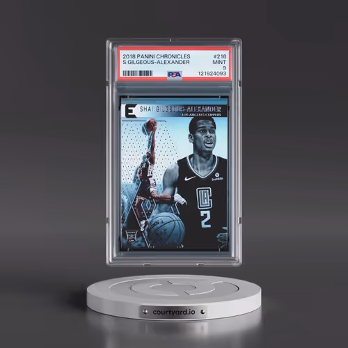 2018 Panini Chronicles #216 Shai Gilgeous-Alexander (PSA 9 MINT)