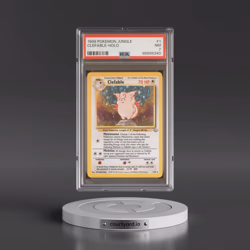 1999 Pokémon Jungle #1 Clefable - Holo (PSA 7 NM)