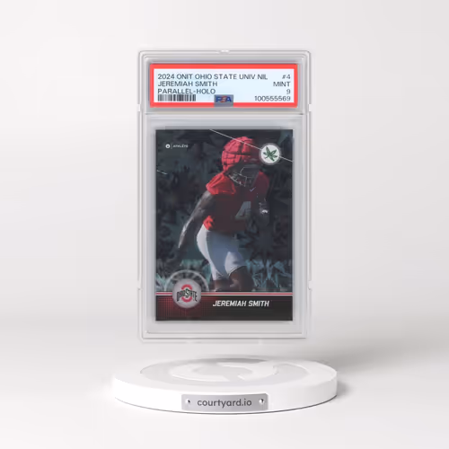 2024 Onit Ohio State University Nil Parallel #4 Jeremiah Smith - Holo (PSA 9 MINT)