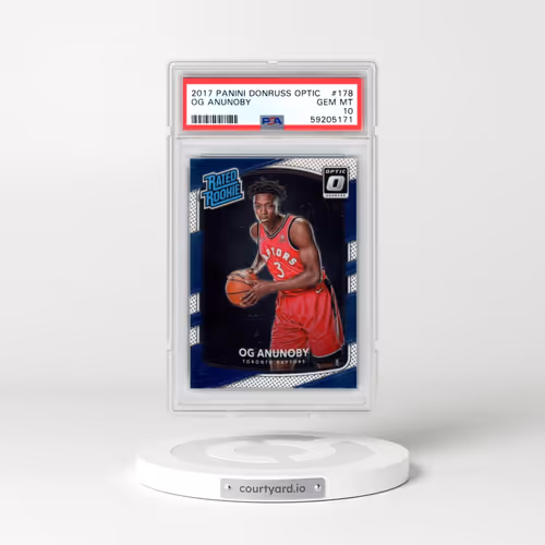 2017 Panini Donruss Optic #178 OG Anunoby (PSA 10 GEM MINT)