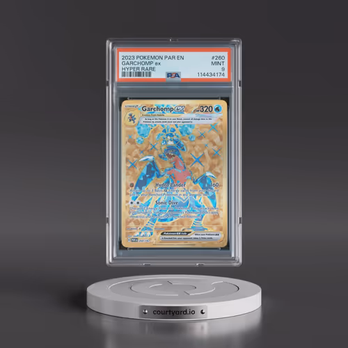 2023 Pokémon Par EN-Paradox Rift #260 Garchomp EX - Holo Hyper Rare (PSA 9 MINT)