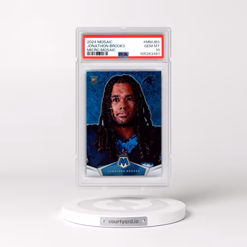 2024 Panini Mosaic Micro Mosaic #MMJBS Jonathon Brooks (PSA 10 GEM MINT)