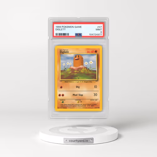 1999 Pokémon Game #47 Diglett (PSA 9 MINT)