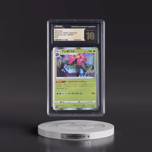 2022 Pokémon GO #003/071 Venusaur - Holo (CGC 10 PRISTINE)