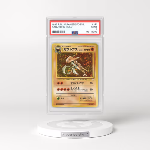 1997 Pokémon Fossil #141 Kabutops - Holo (PSA 9 MINT)