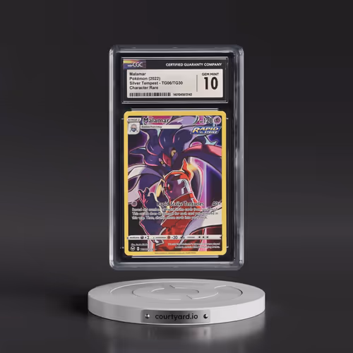 2022 Silver Tempest #TG06/TG30 Malamar - Trainer Gallery Holo (CGC 10 GEM MINT)