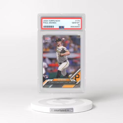 2024 Topps Now #179 Paul Skenes (PSA 10 GEM MINT)
