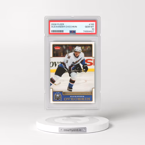 2006 Fleer #195 Alexander Ovechkin (PSA 10 GEM MINT)