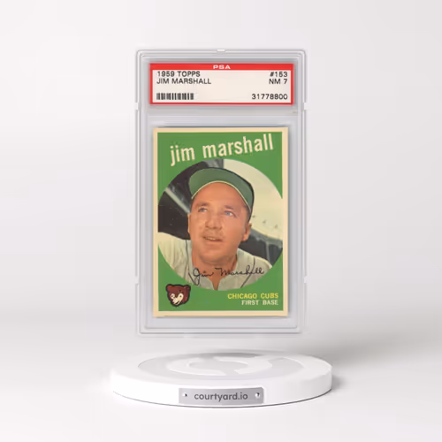 1959 Topps #153 Jim Marshall (PSA 7 NM)