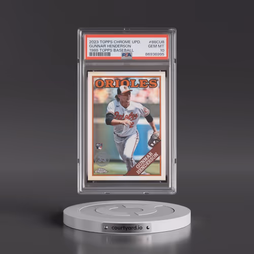 2023 Topps Chrome Update 1988 Topps Baseball #88CU8 Gunnar Henderson (PSA 10 GEM MINT)