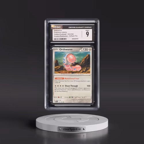 2023 Paldea Evolved - PAL EN #151/193 Orthworm - Costco Exclusive (Cos. Holo) 5-Pack Tin (CGC 9 MINT