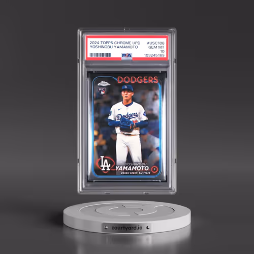 2024 Topps Chrome Update #USC108 Yoshinobu Yamamoto (PSA 10 GEM MINT)