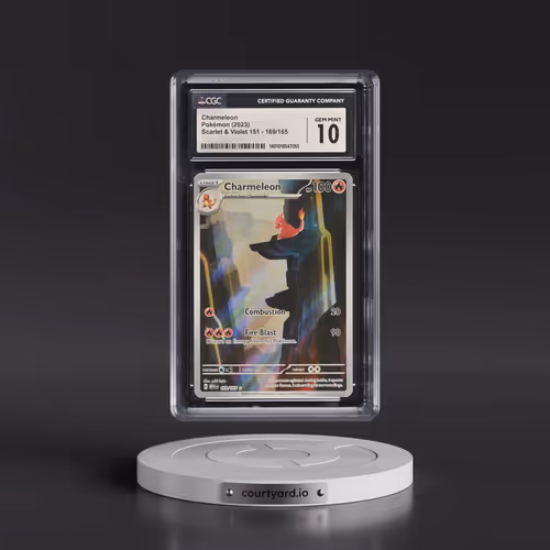 2023 Scarlet & Violet 151 - MEW EN #169/165 Charmeleon - Illustration Rare Holo (CGC 10 GEM MINT)