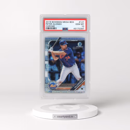 2019 Bowman Mega Box Chrome #127 Peter Alonso (PSA 10 GEM MINT)