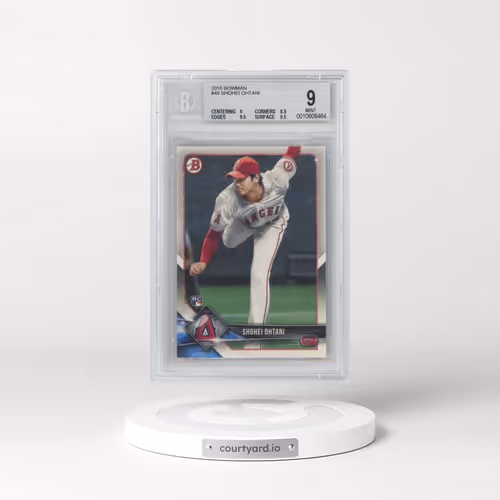 2018 Bowman #49 Shohei Ohtani (BGS 9 MINT)
