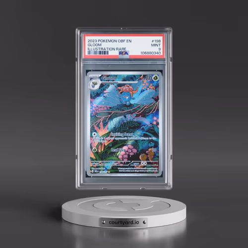 2023 Pokémon Obf EN-Obsidian Flames #198 Gloom - Illustration Rare (PSA 9 MINT)