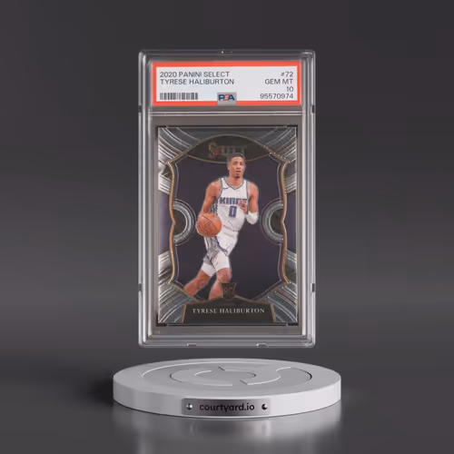 2020 Panini Select #72 Tyrese Haliburton (PSA 10 GEM MINT)