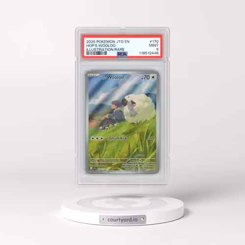 2025 Pokémon Jtg EN-Journey Together #170 Hop's Wooloo - Illustration Rare (PSA 9 MINT)