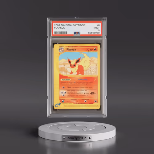 2003 Pokémon Skyridge #8 Flareon (PSA 9 MINT)