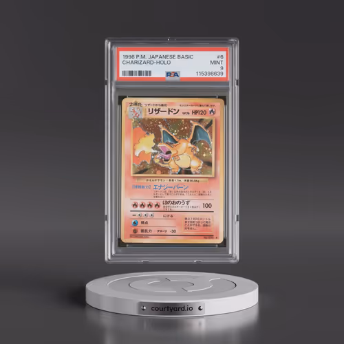 1996 Pokémon Basic #6 Charizard - Holo (PSA 9 MINT)