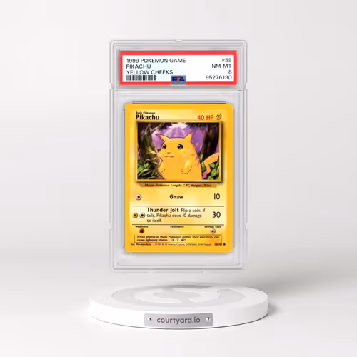 1999 Pokémon Game #58 Pikachu - Yellow Cheeks (PSA 8 NM-MT)