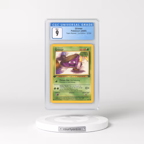 2000 Team Rocket #57/82 Grimer - 1st Edition 1st Edition (CGC 9 MINT)