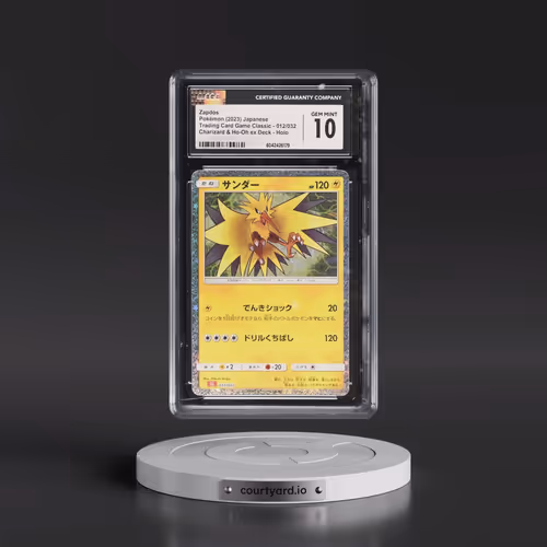 2023 Pokémon Cll-Trading Card Game Classic Charizard & HO-Oh EX Deck #012 Zapdos (CGC 10 GEM MINT)