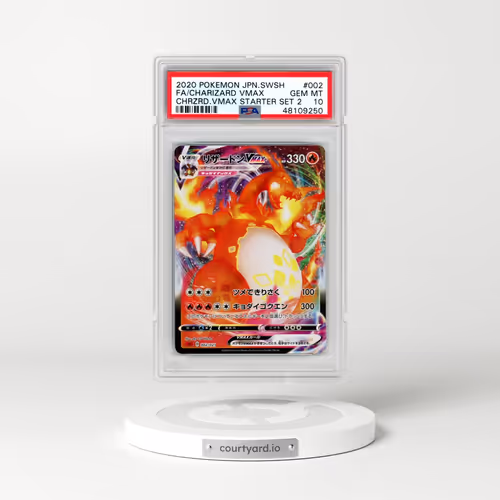2020 Pokémon Sword & Shield Charizard Vmax Starter Set #002 Charizard Vmax - Full Art (PSA 10 GEM MINT)