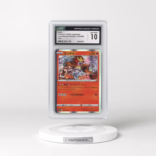 2022 Incandescent Arcana #014/068 Entei - Holo (CGC 10 GEM MINT)