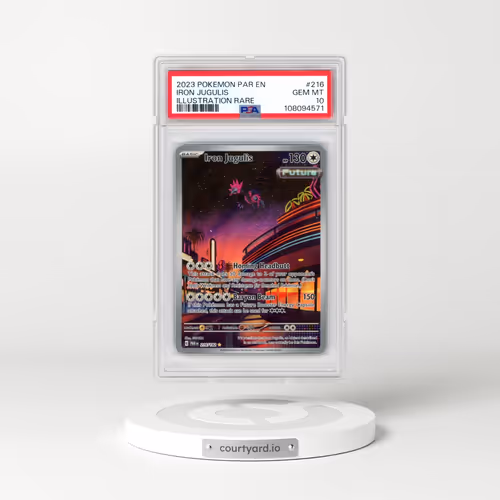 2023 Pokémon Par EN-Paradox Rift #216 Iron Jugulis - Illustration Rare (PSA 10 GEM MINT)