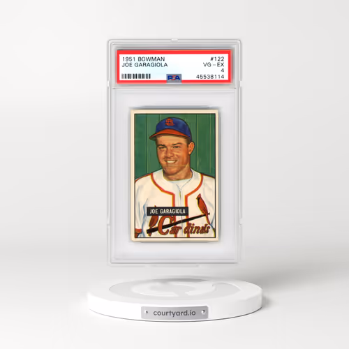 1951 Bowman #122 Joe Garagiola (PSA 4 VG-EX)