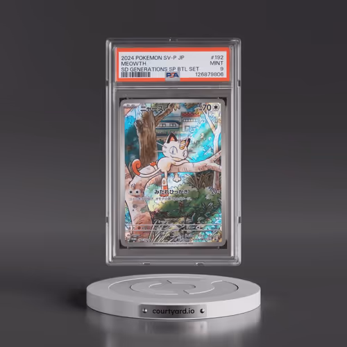 2024 Pokémon SV-P Promo #192 Meowth - Start Deck Generations Special Battle Set (PSA 9 MINT)