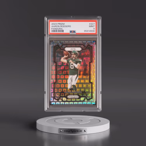 2023 Panini Prizm #227 Aaron Rodgers - Pandora (PSA 9 MINT)