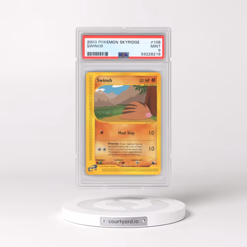 2003 Pokémon Skyridge #108 Swinub (PSA 9 MINT)